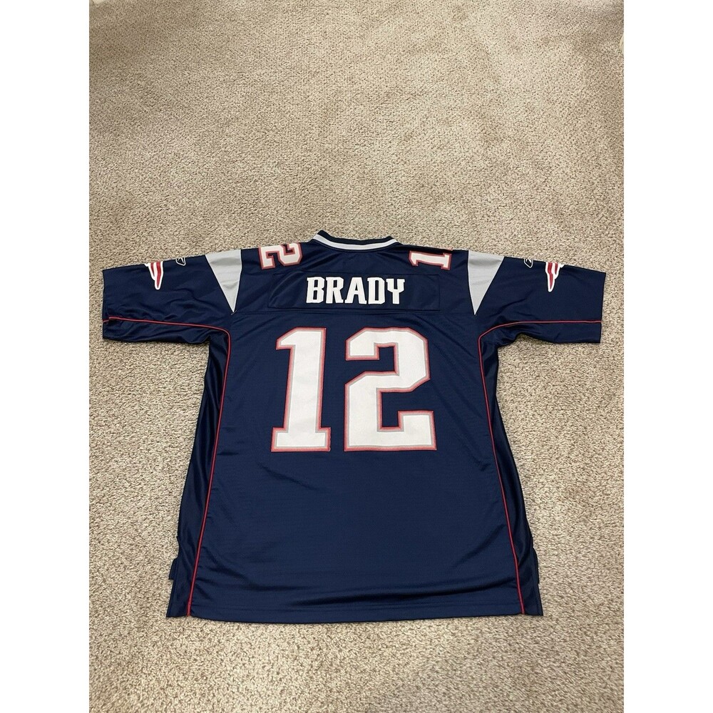 Authentic Tom Brady Reebok NFL Football Jersey Mens Size XL - Picture 2 of 5